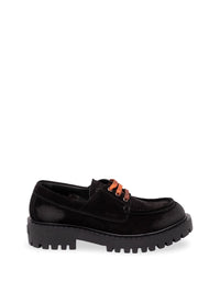 Prada Prada Men Waxed Suede Lace-Up Shoes