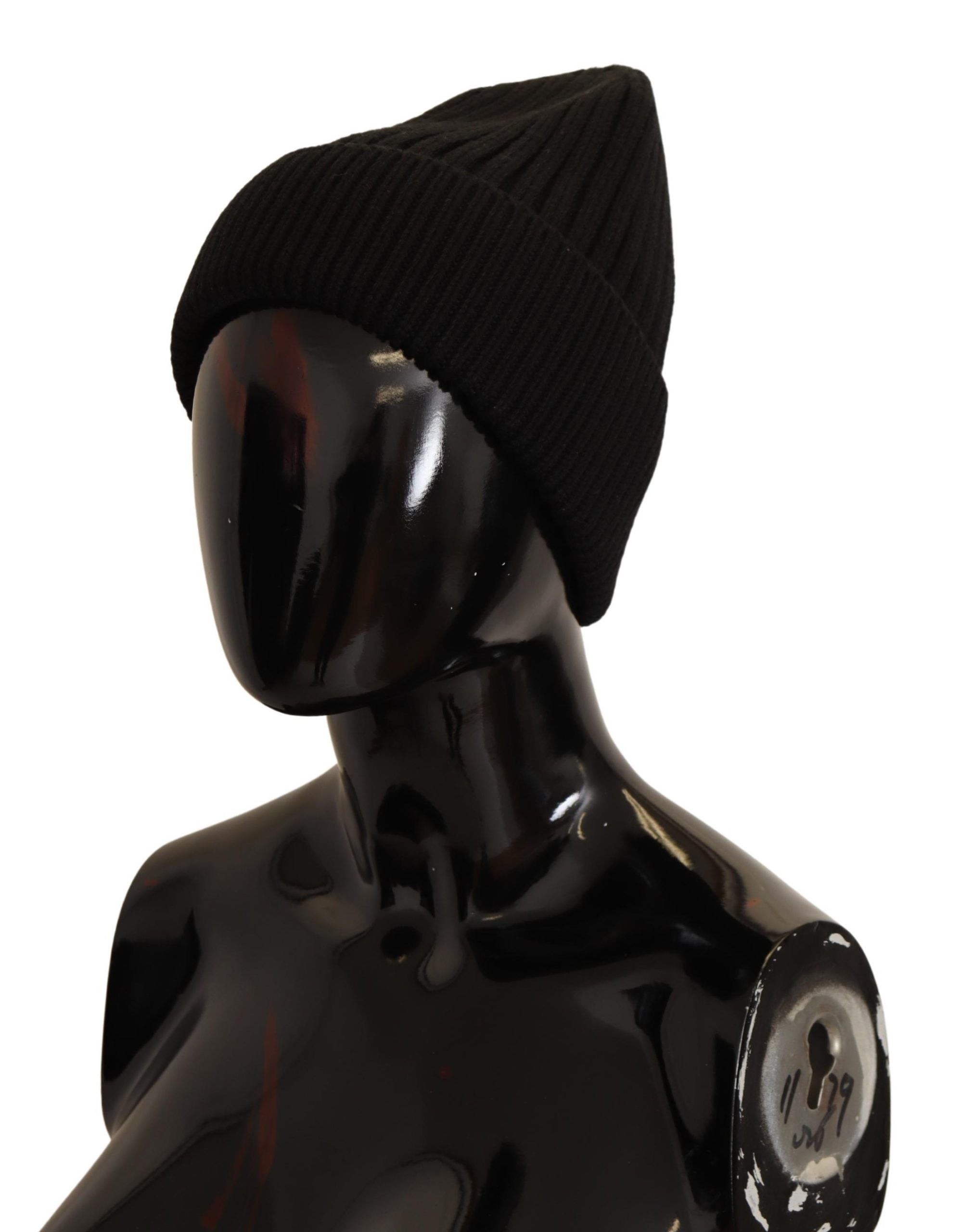 Dolce & Gabbana Black Wool Knit Women Winter Women's Hat