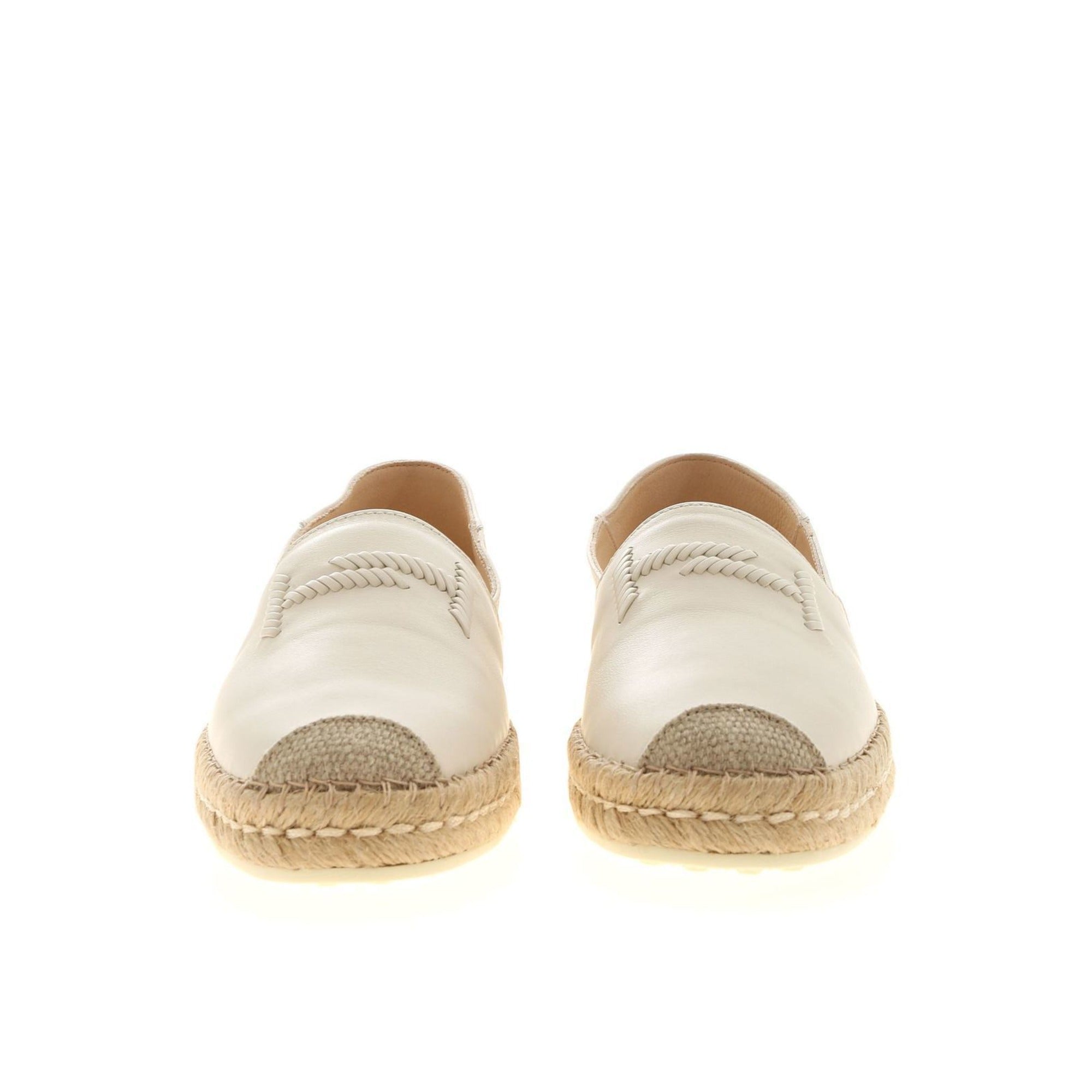 Tod's Stitched Logo Espadrilles