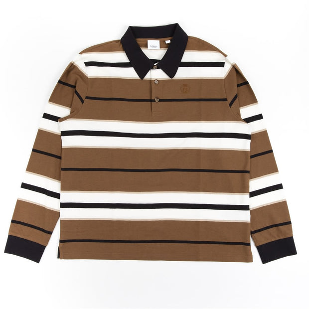 Burberry Men's brown-multi Polo Shirt