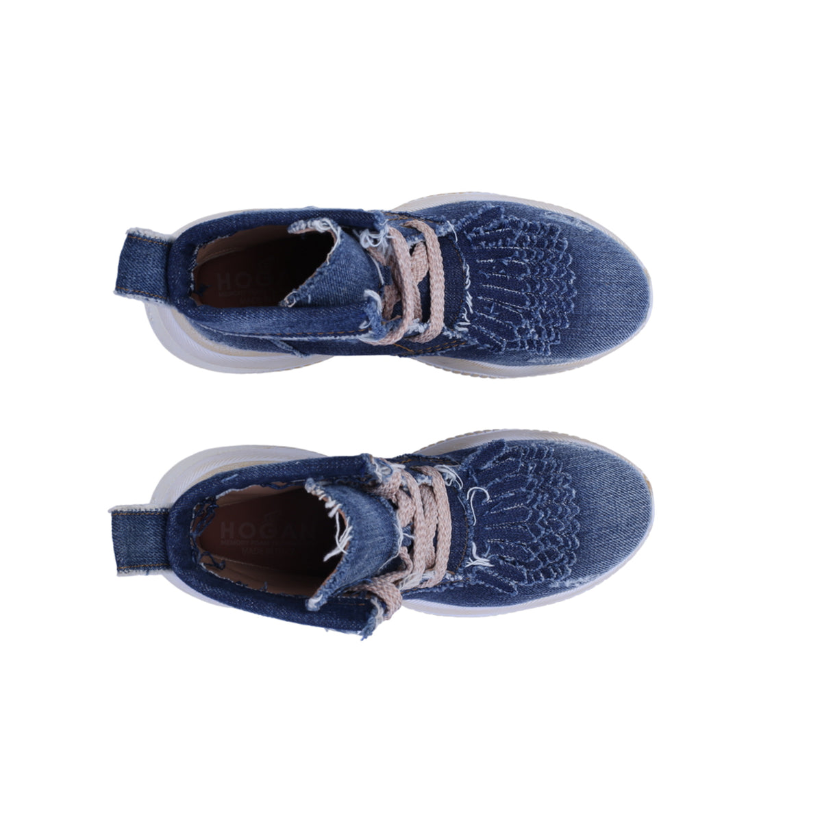 Hogan Interaction Denim High-Top Sneakers