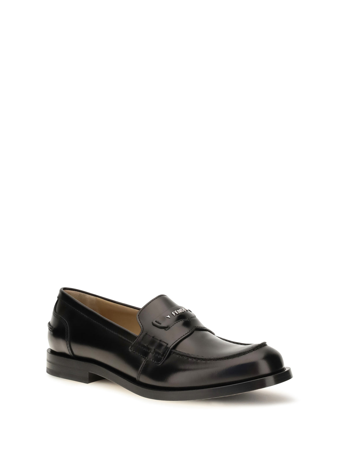 FENDI Fendi Men Ateneo Calfskin Loafers