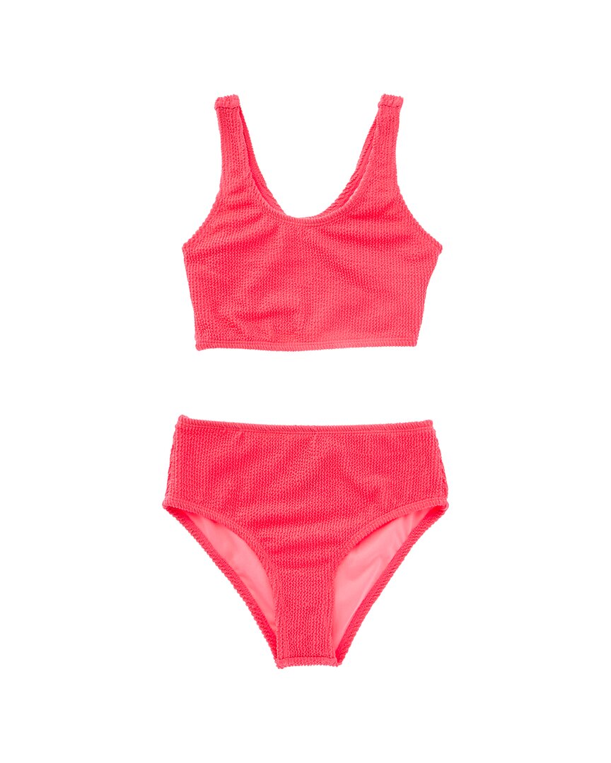 Beach Lingo 2Pc Bralette & High-Waist Bottom Swim Set