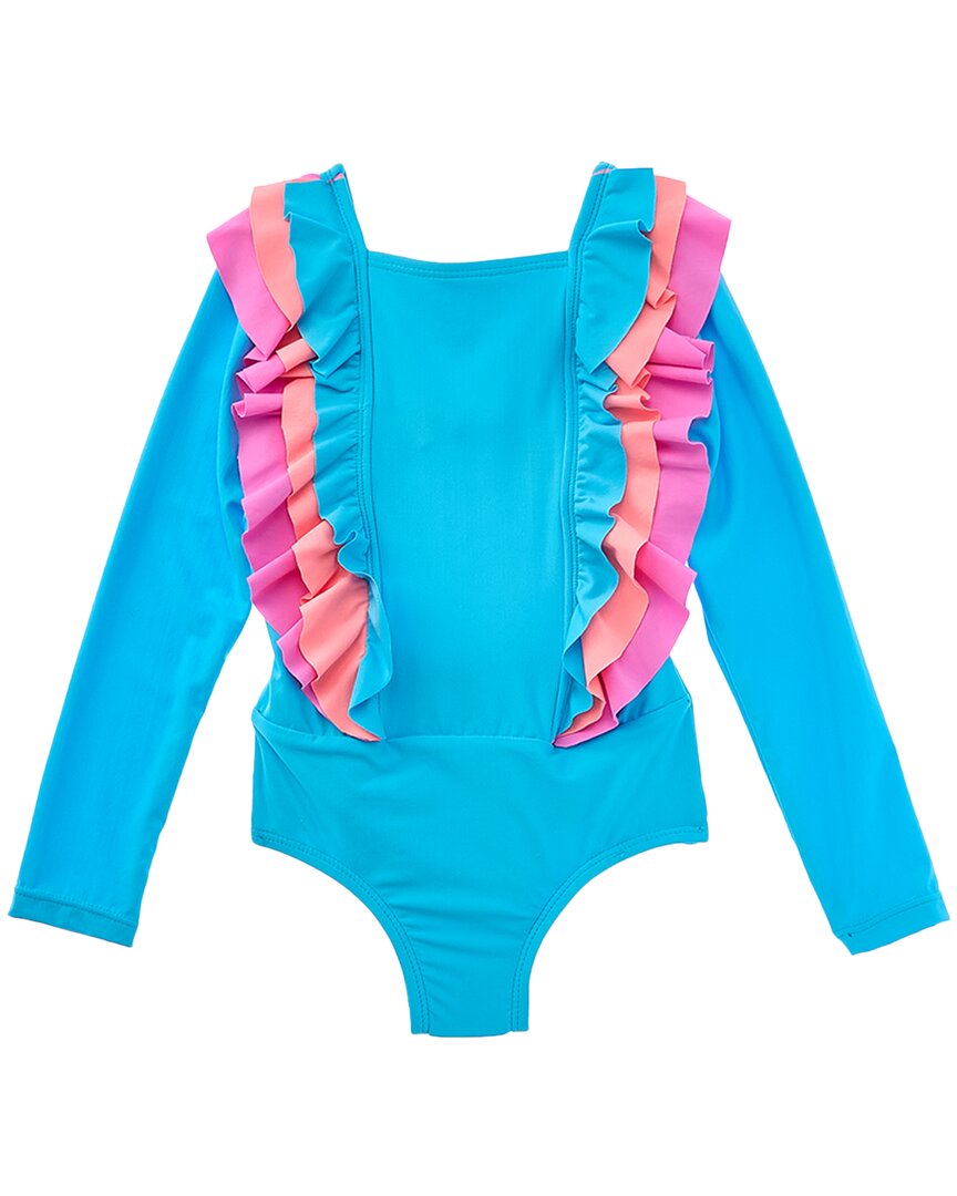 Beach Lingo Ruffle Rash Suit