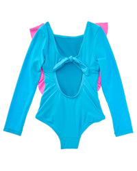 Beach Lingo Ruffle Rash Suit