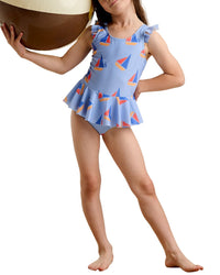 The Bonniemob Frill Swimsuit One Size Fits All Multi