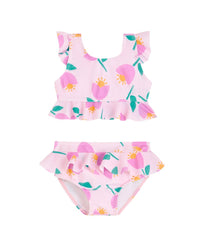 The Bonniemob 2Pc Swimsuit One Size Fits All Pink