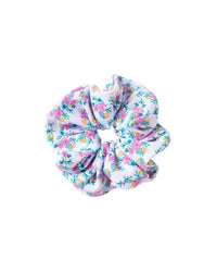 Andy & Evan Girls Rashguard & Matching Scrunchie Set, 4T, Blue