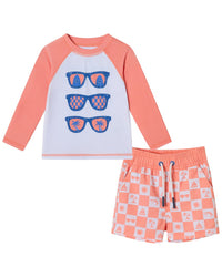 Andy & Evan Rashguard & Board Short Set
