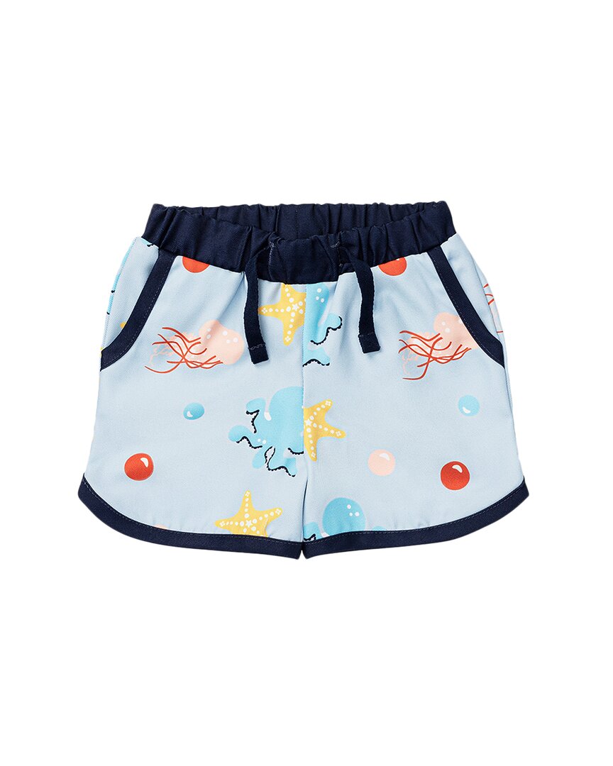 Monica + Andy Pocket Swim Trunks Blue