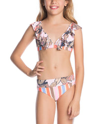 Maaji Laranja Frills 2Pc Set 2T Pink