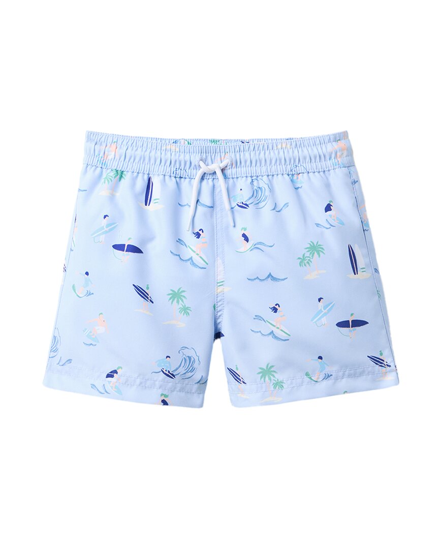 Janie And Jack Recycled Surfer Swim Trunk