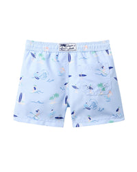 Janie And Jack Recycled Surfer Swim Trunk
