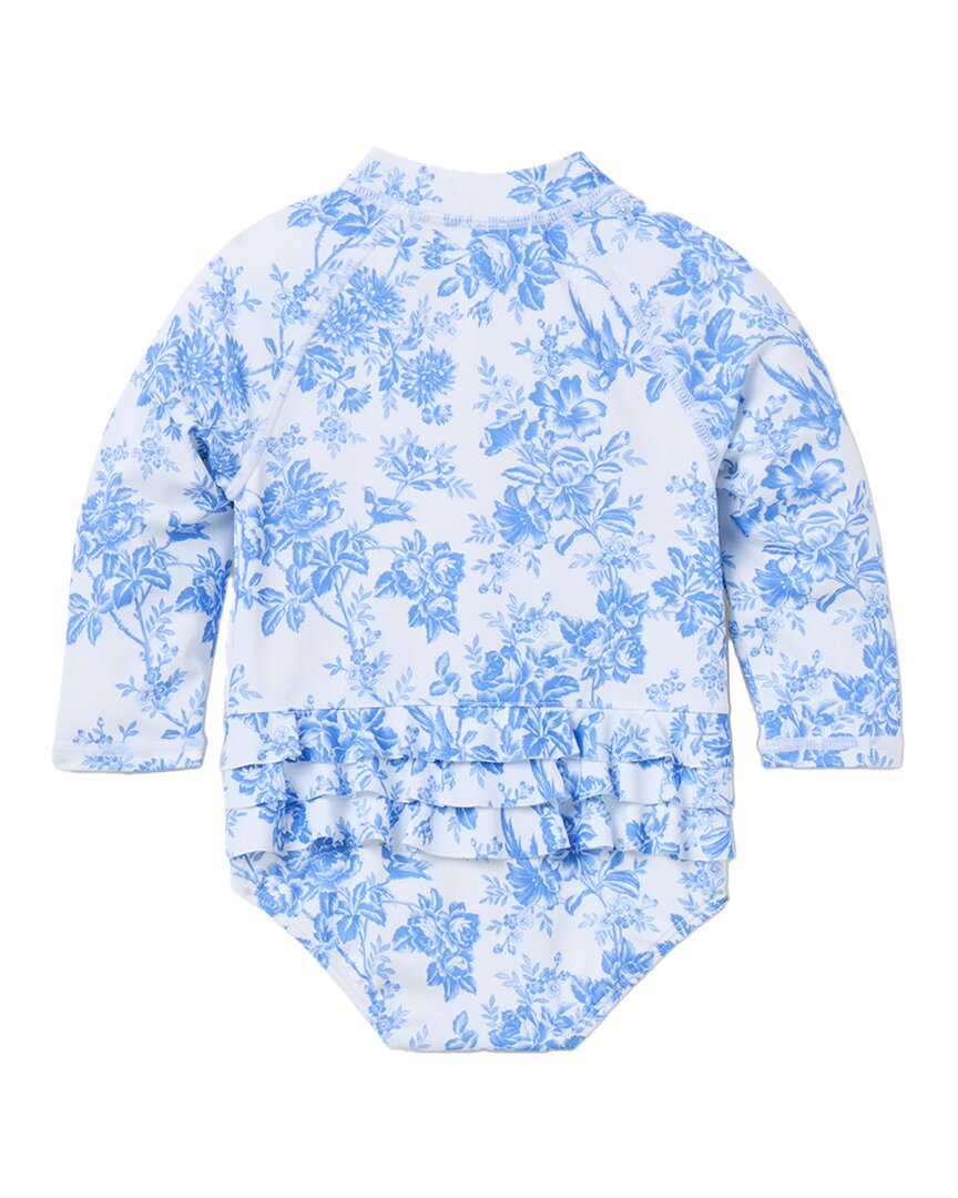 Janie And Jack Recycled Floral Rashguard Swimsuit