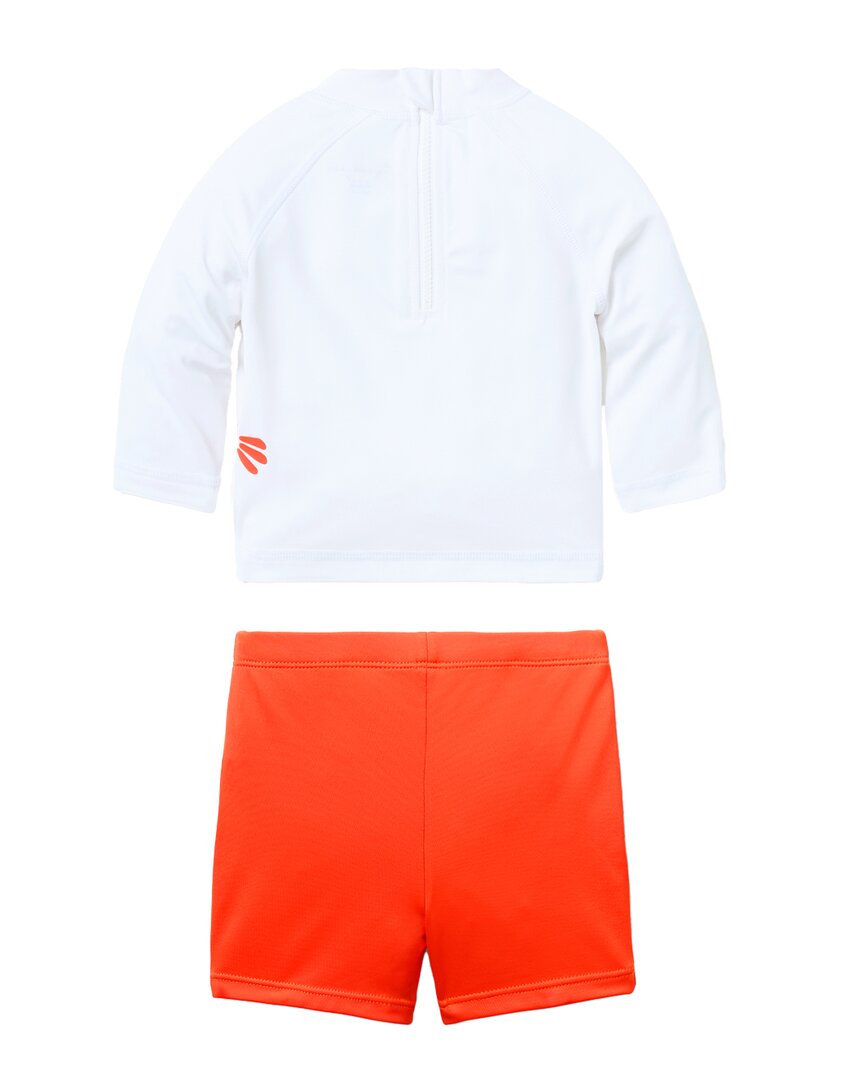 Janie And Jack Recycled Lobster Rashguard 2Pc Swimsuit