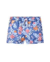 Janie And Jack Recycled Tropical Floral Swim Trunk