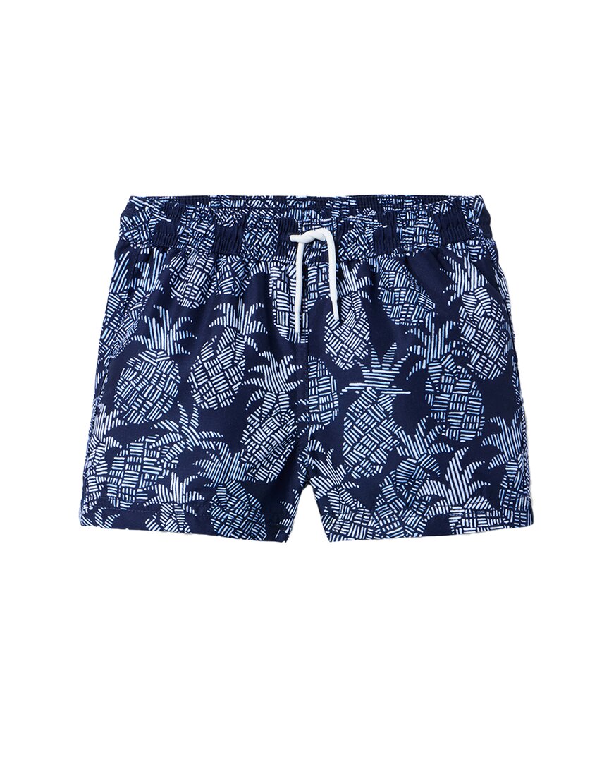 Janie And Jack Recycled Pineapple Swim Trunk