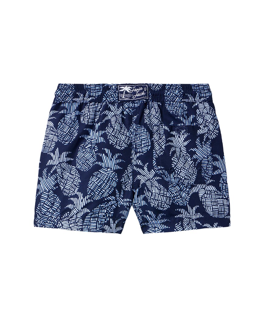 Janie And Jack Recycled Pineapple Swim Trunk
