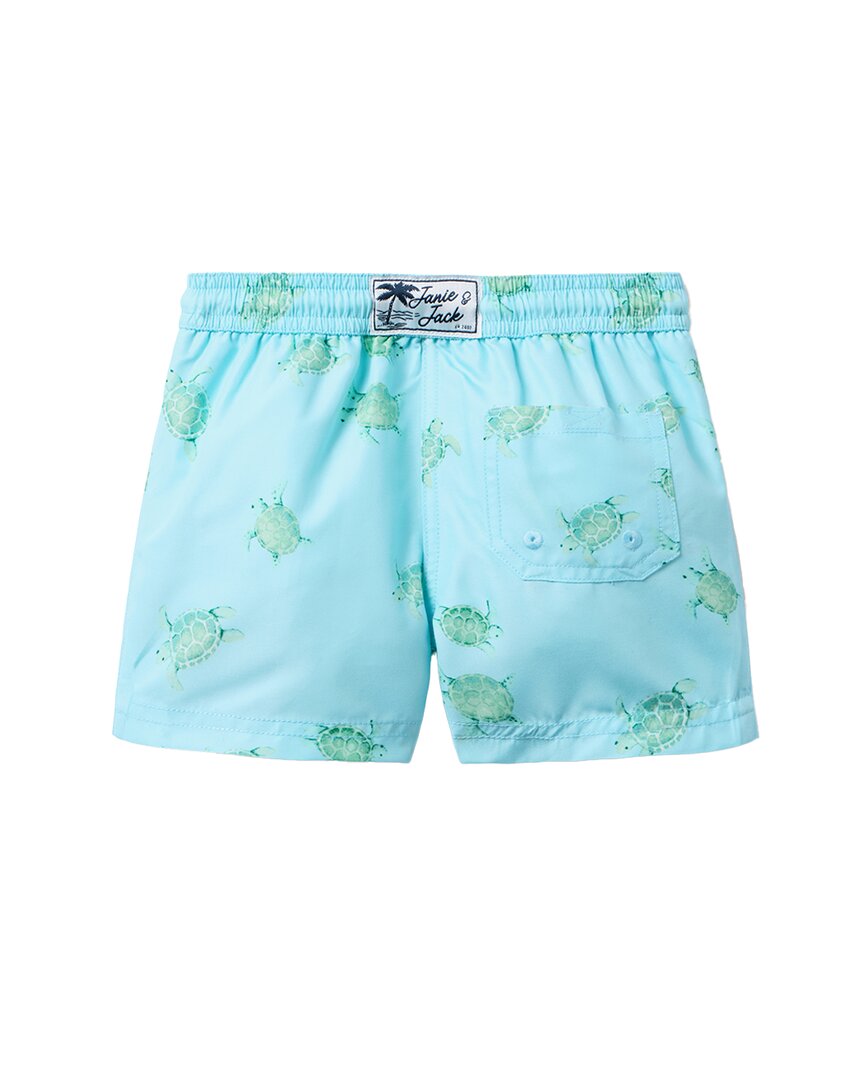 Janie And Jack Recycled Turtle Swim Trunk