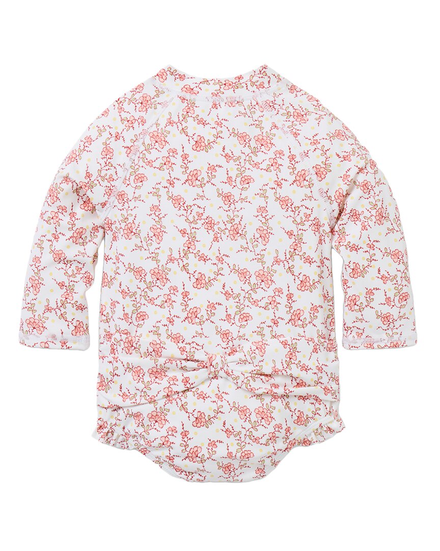 Janie And Jack Recycled Floral Rashguard Swimsuit