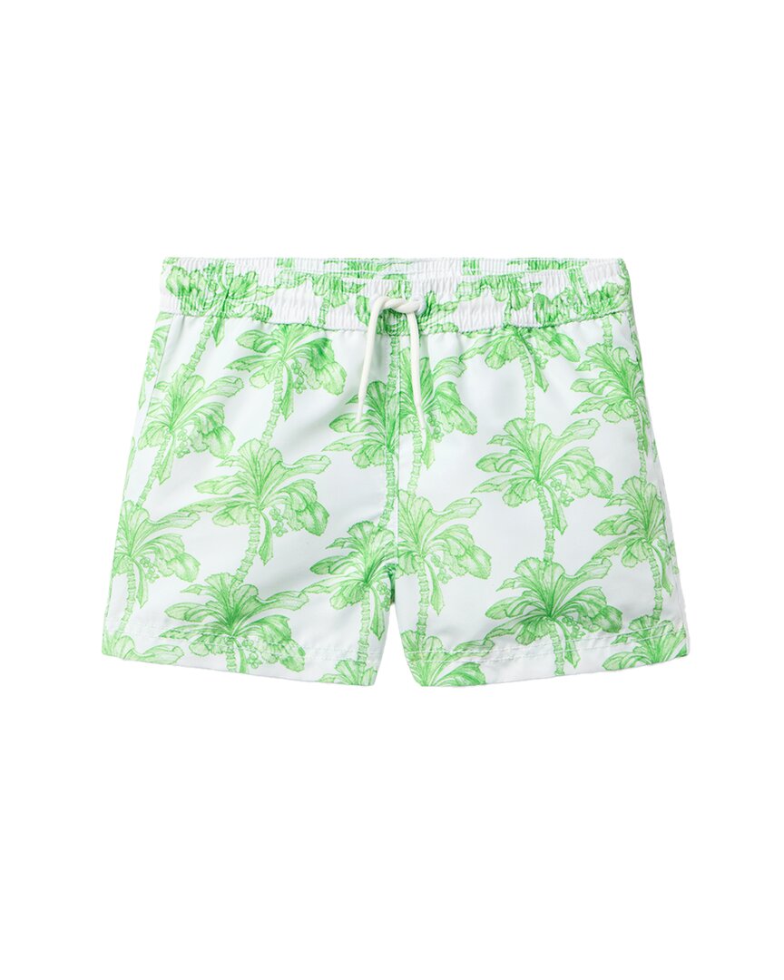 Janie And Jack Recycled Palm Tree Swim Trunk