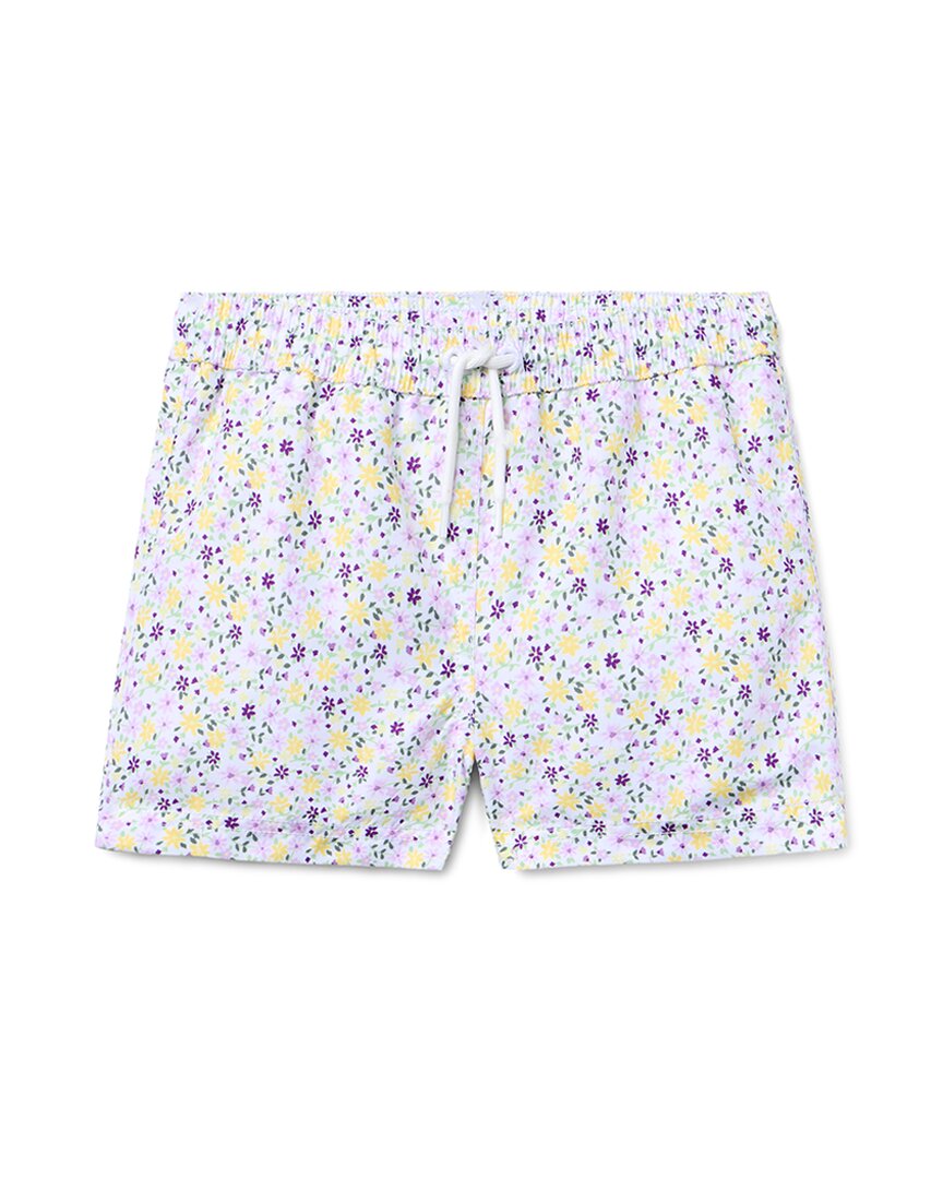 Janie And Jack Recycled Ditsy Floral Swim Trunk