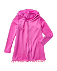 Beach Lingo Pom Poms Cover-Up Tunic