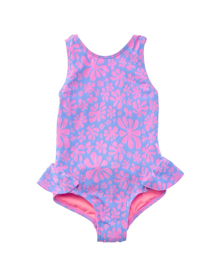 Beach Lingo Wrap Around Ruffle One-Piece