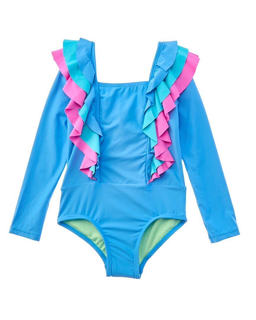 Beach Lingo Ruffle Rash One-Piece