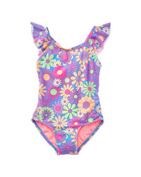 Beach Lingo Ruffle Strap One-Piece