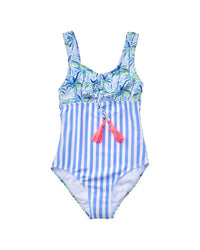 Beach Lingo Cinch Bra Cutout One-Piece