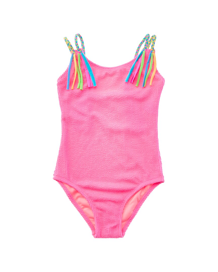 Beach Lingo Braid With Fringe One-Piece