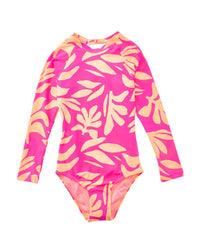 Beach Lingo Rash Guard One-Piece