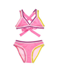 Pq Swim Rainbow Embroidered 2Pc Bikini Set