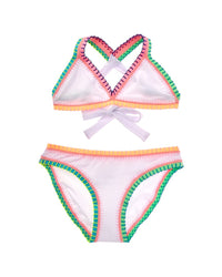 Pq Swim Rainbow Embroidered 2Pc Bikini Set