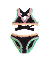 Pq Swim Rainbow Embroidered 2Pc Bikini Set
