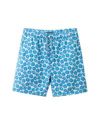 Andy & Evan Blue Floral Swim Trunk