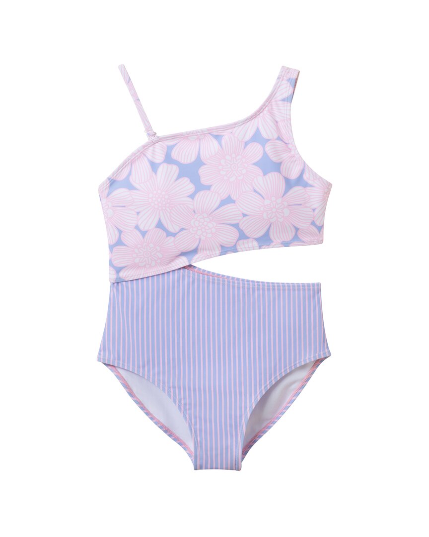 Andy & Evan Floral Stripe One-Piece
