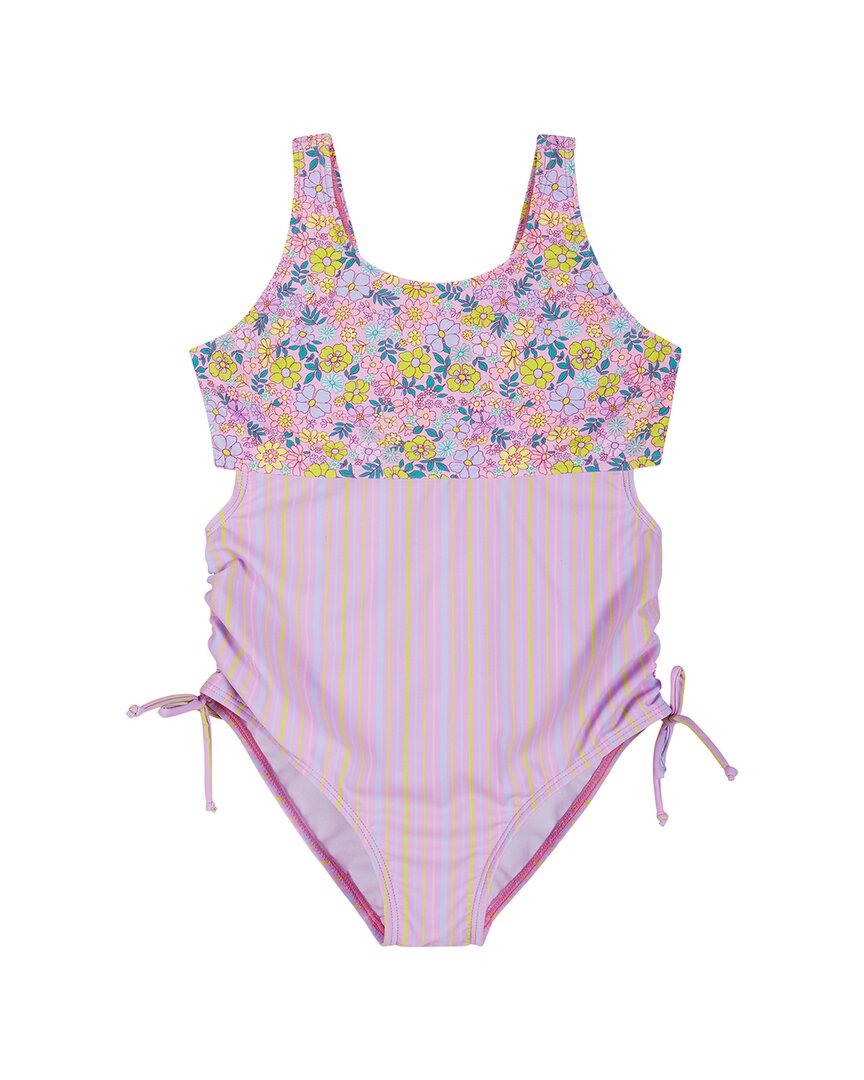 Andy & Evan Floral Print One-Piece