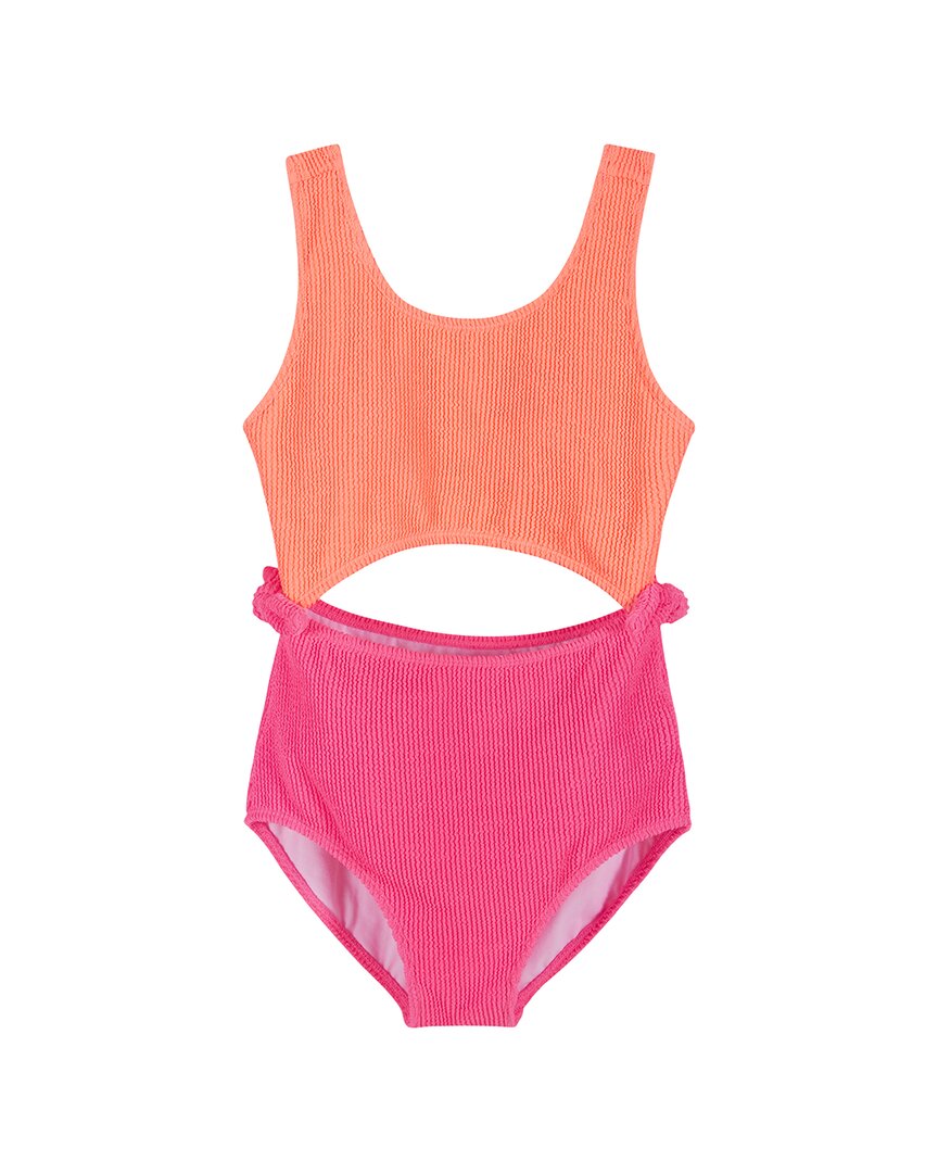 Andy & Evan Crinkle Colorblock One-Piece
