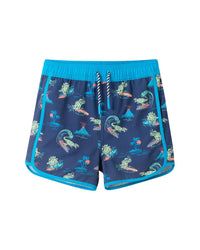 Andy & Evan Navy Beach Icon Swim Trunk