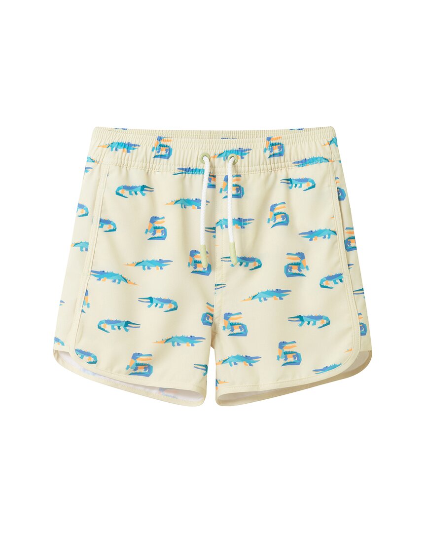 Andy & Evan Lime Gator Swim Trunk