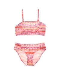 Lucky Brand Tile Print 2Pc Bikini Set