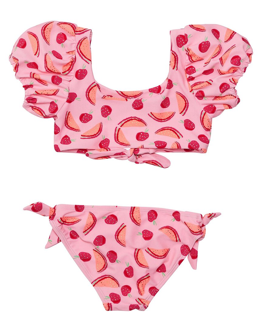 Snapper Rock Berry Sweet Knot Front Bikini