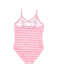 Snapper Rock Stripe Sustainable Bow Swimsuit
