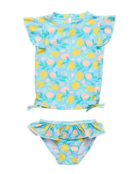 Snapper Rock Lemon Drops Ruffle Set