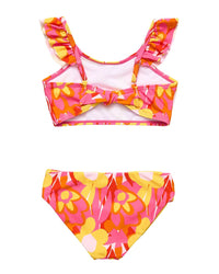 Snapper Rock Pop Of Sunshine Frill Crop Bikini