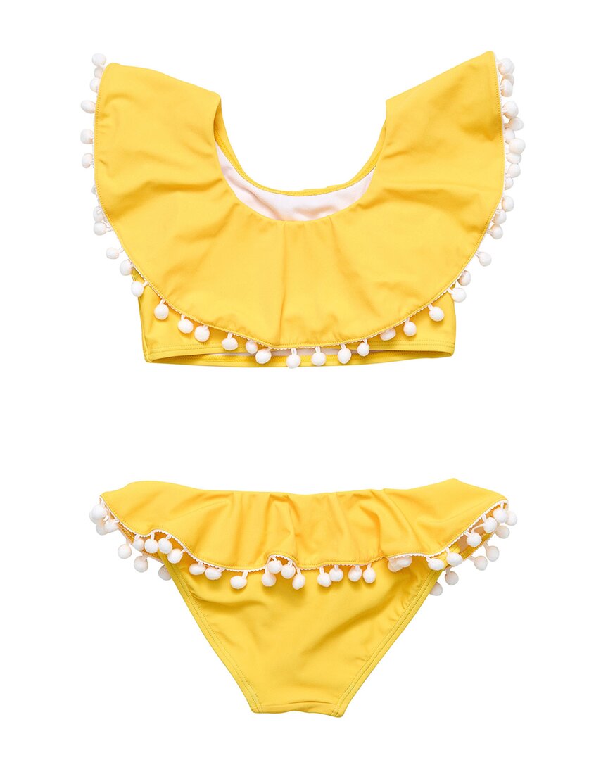 Snapper Rock Hello Yellow Flounce Bikini