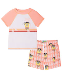 Andy & Evan X Spongebob Squarepants™ Rashguard Set