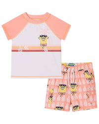 Andy & Evan X Spongebob Squarepants™ Rashguard Set